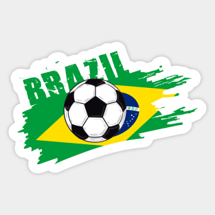 Brazil Soccer Brazil Futbol Football Brazilian soccer Flag Jersey Sticker